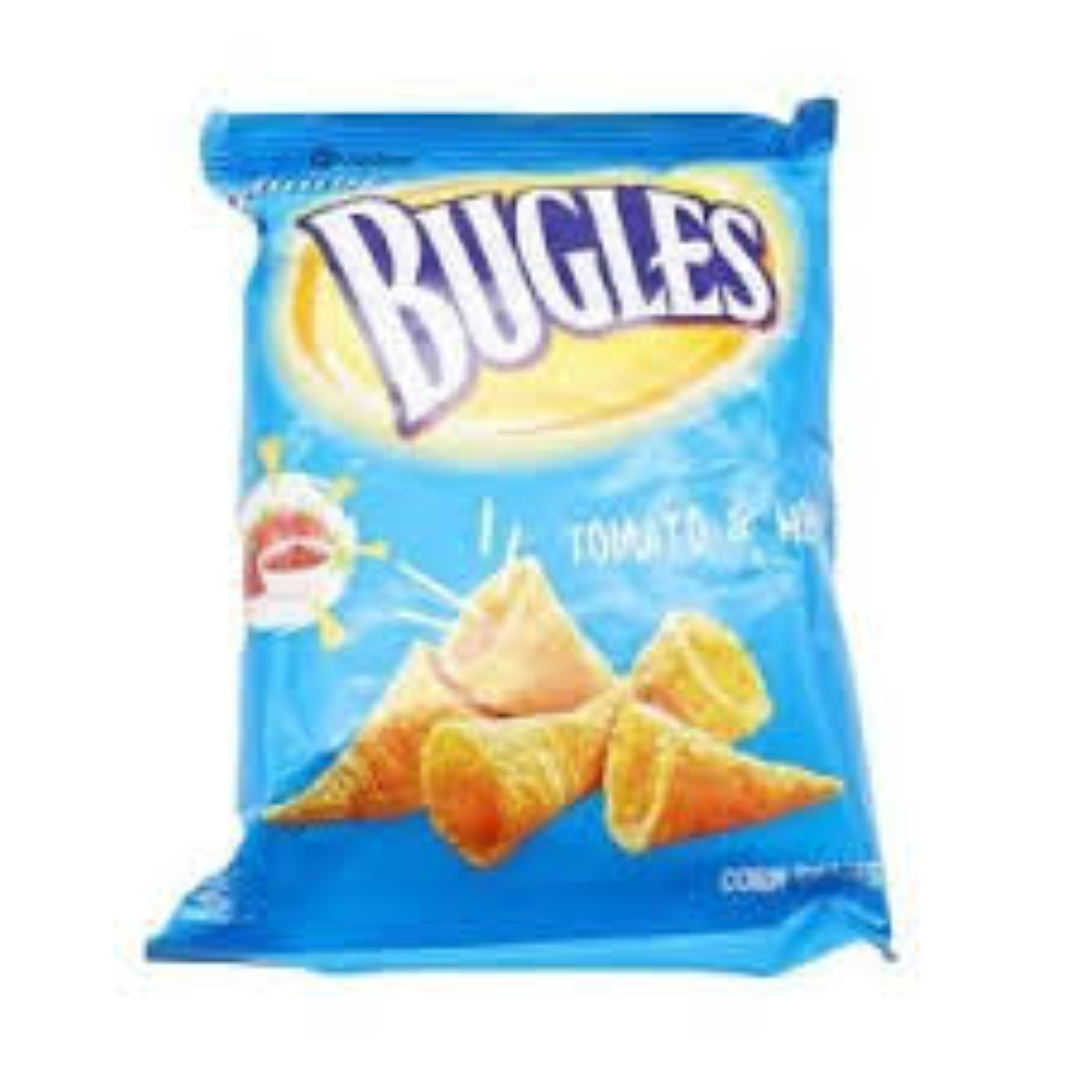 BUGLES CORN SNACK TOMATO N HERBS 25G